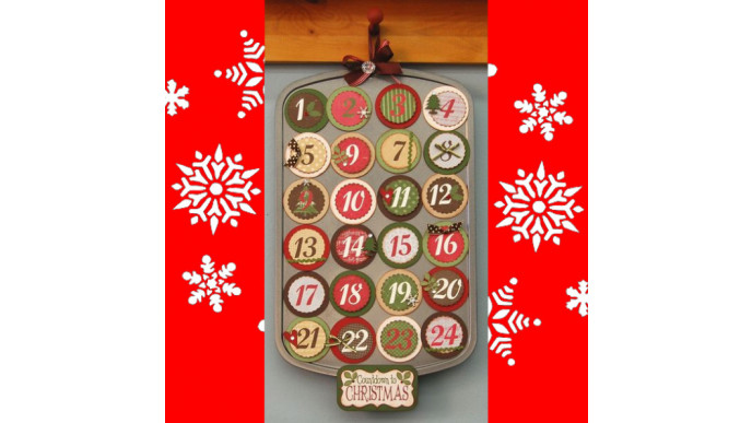 DIY: Christmas Advent Calendar Muffin Tin!