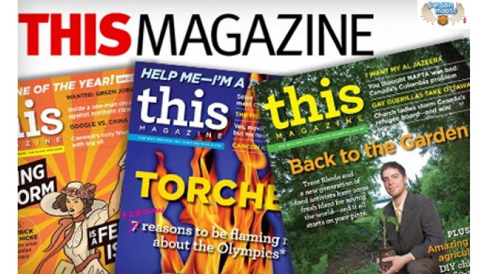 $13 for 1 Year Sub Of "This Magazine" Worth $30