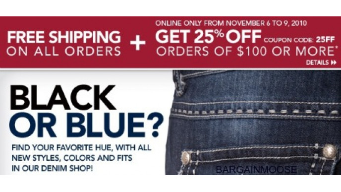 Penningtons: 25% Off + Free Shipping