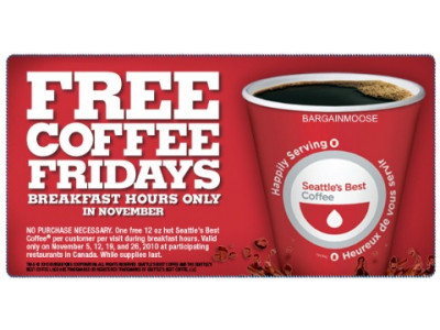 Burger King: Free Coffee Fridays