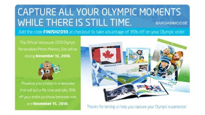 35% Off Your Olympic 2010 Photo Memories Coupon Code