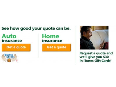 $30 Free iTunes With Insurance Quote (Ontario Only)