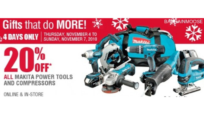 Home Depot: 20% Off Makita Power Tools