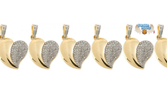 4GB Crystal Heart USB Flash Drive For $11.83 @ Focalprice