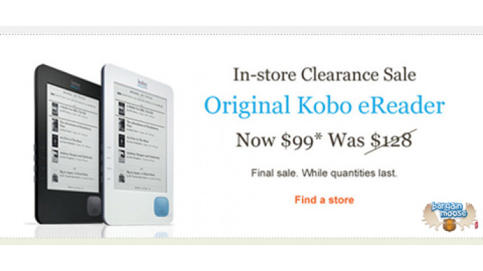 Original Kobo eReader $99 In-Store @ Chapters 