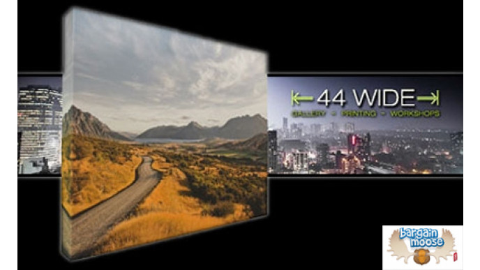 Groupon Deal: $69 Canvas Print From 44 Wide & Free Shipping