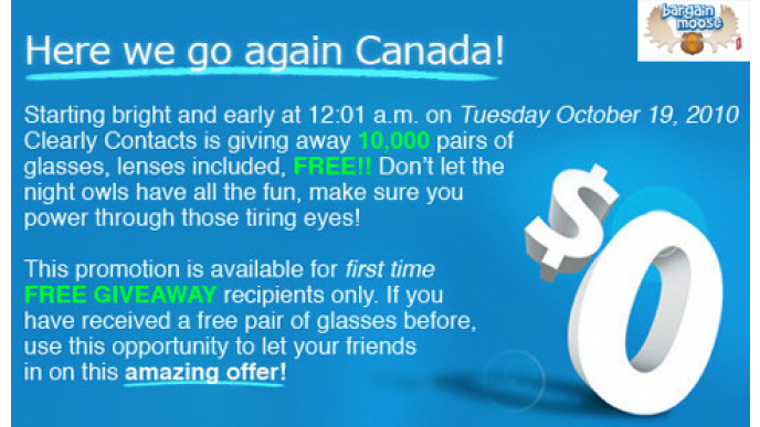 ClearlyContacts FREE Glasses!