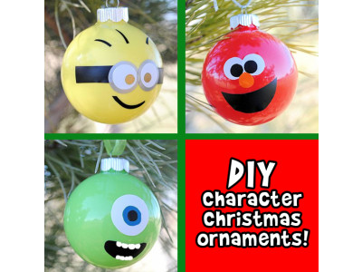 DIY Character Christmas Ornaments! 