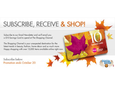 The Shopping Channel: Free $10 Gift Cards
