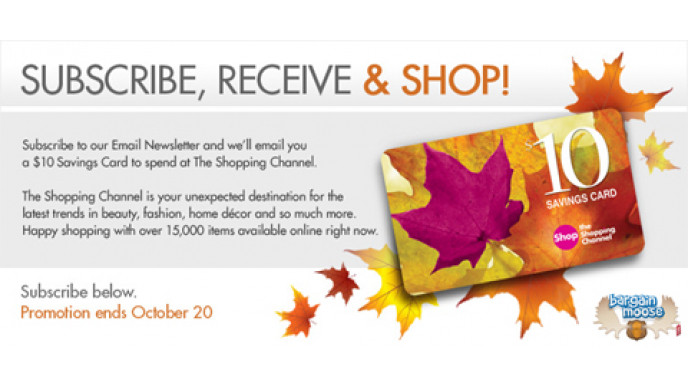 The Shopping Channel: Free $10 Gift Cards