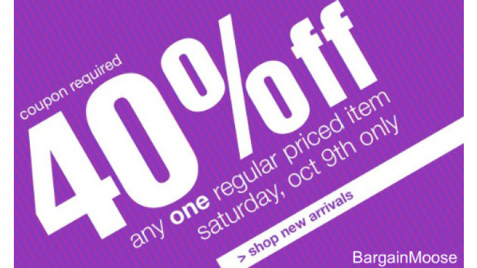 Ricki's: 40% Off One Item (Sat)