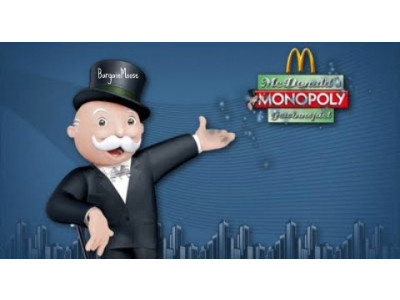 McDonalds: Pay for a Large Fries with Monopoly Money (AB + BC)