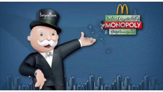 McDonalds: Pay for a Large Fries with Monopoly Money (AB + BC)