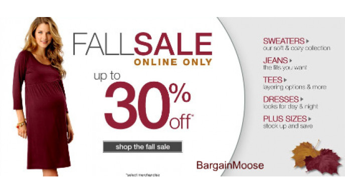 Motherhood Maternity: Fall Sale up to 30% Off Online Only