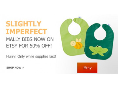 Mally Designs: 50% Off Slightly Imperfect Leather Bibs