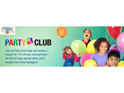 Party Packagers Canada 10% Discount