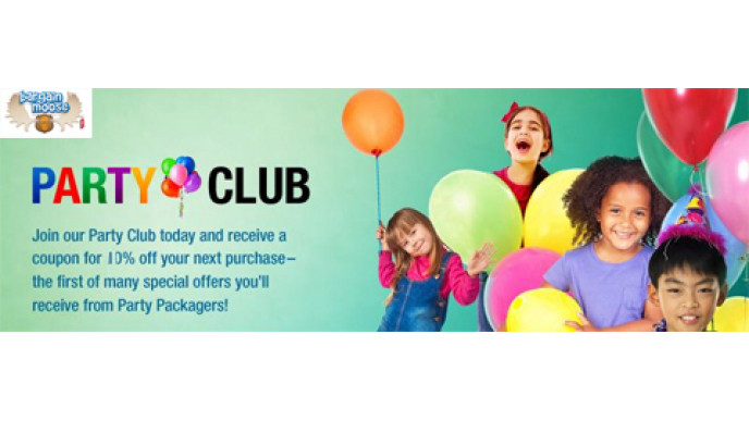 Party Packagers Canada 10% Discount