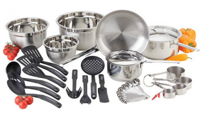 $300 Off Paderno Complete Kitchen 32-pc Cookware Set - Now $130 & Free Shipping @ Best Buy (EXPIRED)