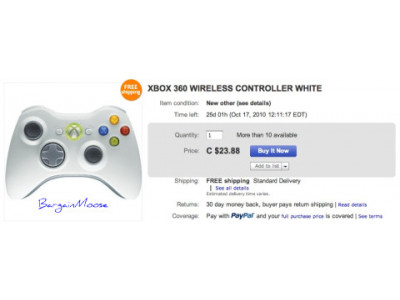 Ebay The Big Deal: Xbox 360 Wireless Controller 52% Off