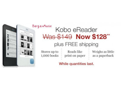 Chapters Indigo: Kobo Reader on Sale - $21 Off