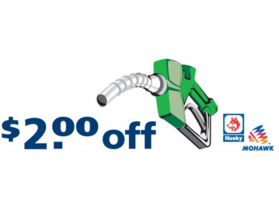 Husky Mohawk: $2 Off 25L Fuel Printable Coupon