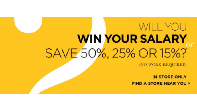 Banana Republic Canada: 15, 25 or 50% Off In-Store