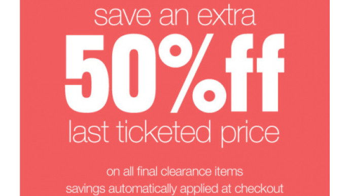 Ricki's: Extra 50% off Clearance Items