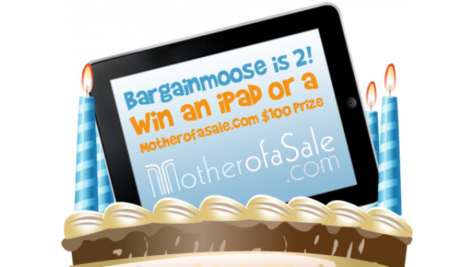 Win An iPad Or A $100 Motherofasale Voucher  (Bargainmoose 2nd Birthday)