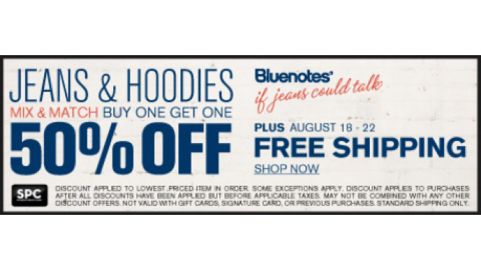Bluenotes: Mix & Match BOGO 50% Off + Free Shipping