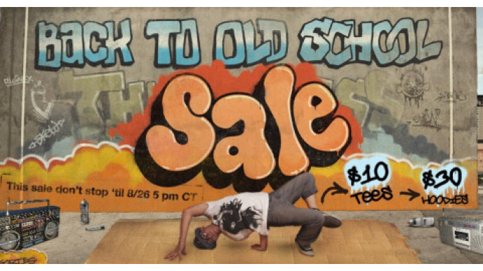 Threadless: Back to Old School Sale
