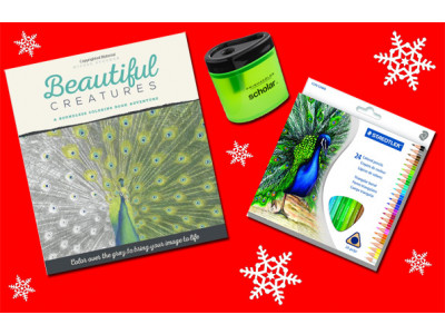 Christmas Gift Idea: Adult Colouring Bundle for $22 @ Amazon.ca (Book, Pencils & Sharpener)!