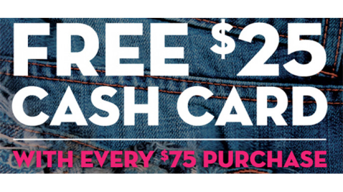 Garage Canada $25 Cash Cards