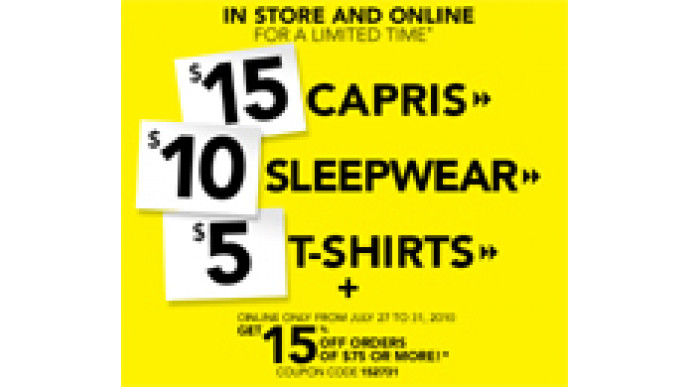 Penningtons $5, $10 & $15 Deals