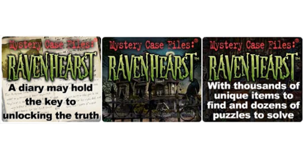 Free Mystery Case Files Ravenhearst Big Fish Games