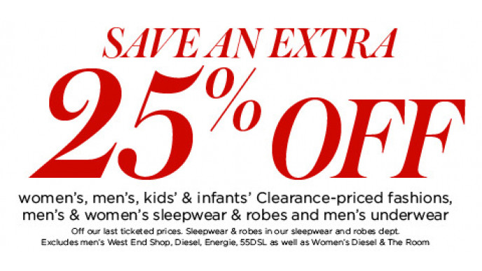 The Bay: Extra 25% Off Select Items (July 19 - 22) Printable Offer