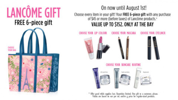 The Bay: Lancome Gift Set with Purchase