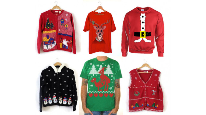 Ugly Christmas Clothing Guide @ Etsy Canada! Tees from ~$7, Sweaters from ~$16… :)