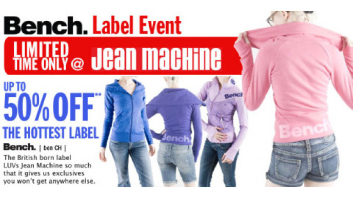 Jean Machine Bench Clothing Up To 50 Off
