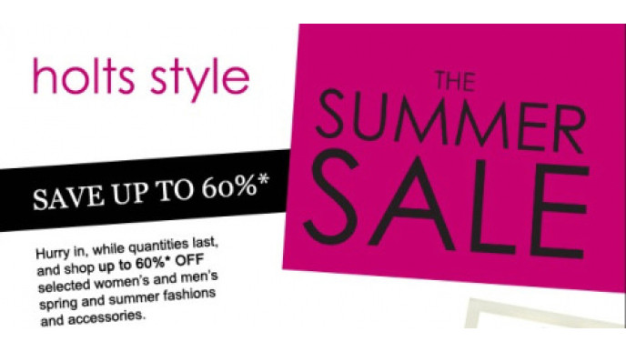 Holt Renfrew In-Store Summer Sale