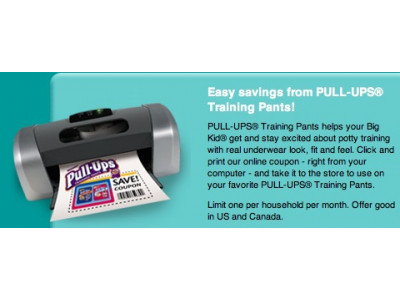 Pull-Ups Potty Training Pants Printable Coupons