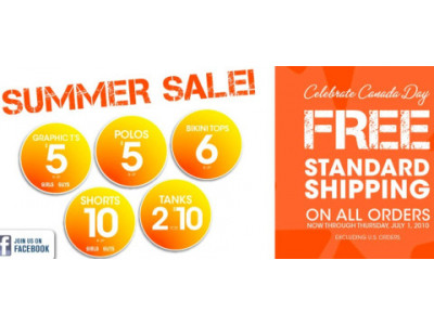 Bluenotes Canada Day Sale