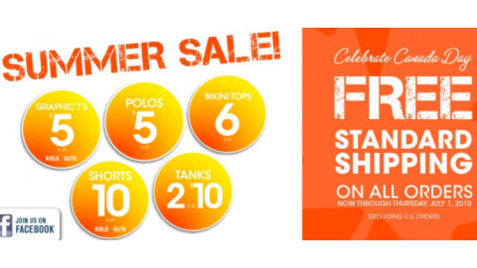 Bluenotes Canada Day Sale
