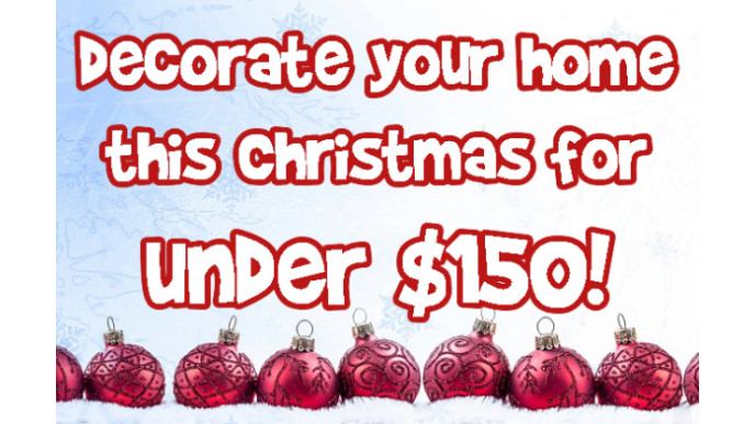 Christmassify Your Living Room For Under $150!