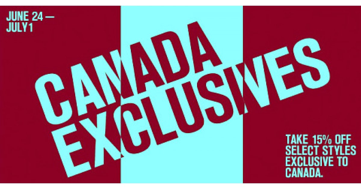 American Apparel Canada Day Sale 15 Off