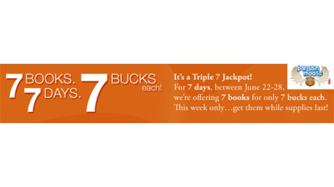 Chapters Indigo: 7 Books, 7 Day, 7 Bucks!
