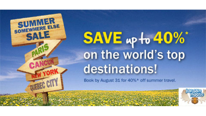 Expedia.ca: 40% Off Top Destinations