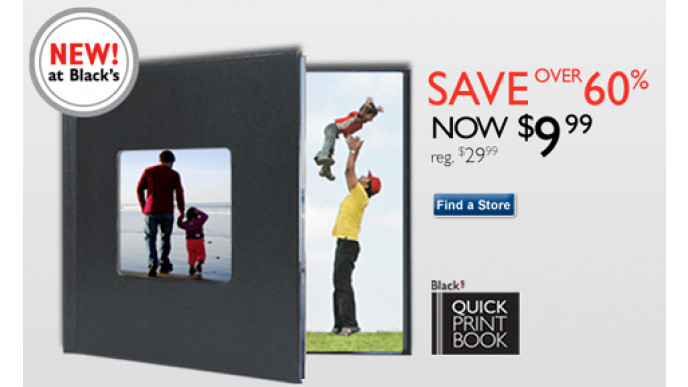 Blacks Quick Print Photo Book Deal