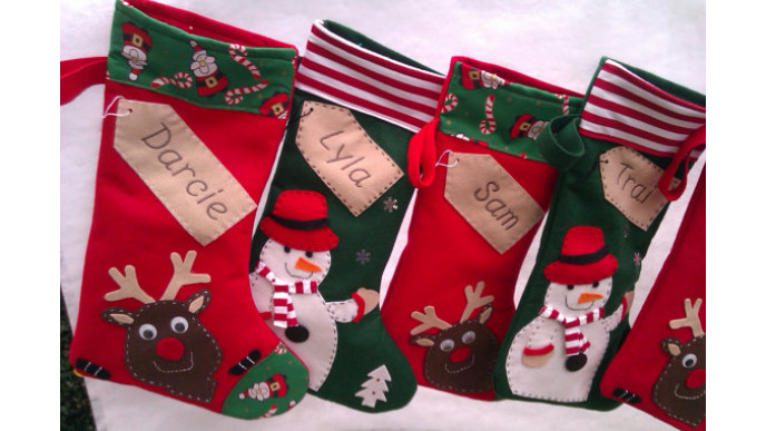 Custom Christmas Stockings For $26 @ Etsy Canada