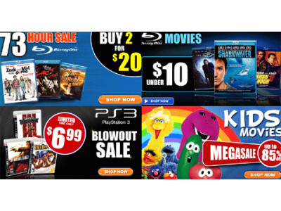 Inetvideo.ca Sales (DVDs, Blu Rays, PS3 & More)