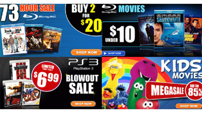 Inetvideo.ca Sales (DVDs, Blu Rays, PS3 & More)